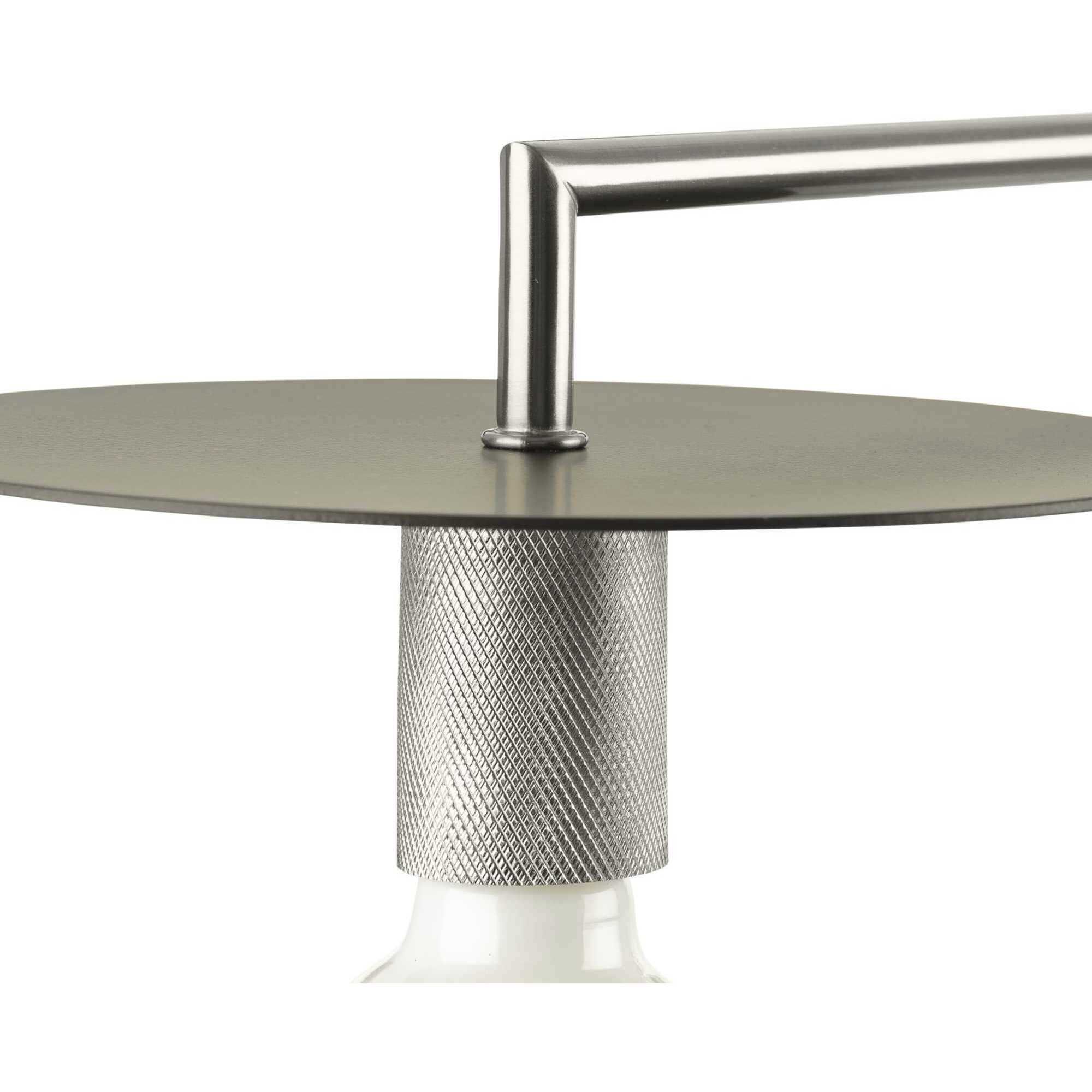 Trimble 2 Light 44 inch Brushed Nickel Linear Chandelier Ceiling Light, Design Series