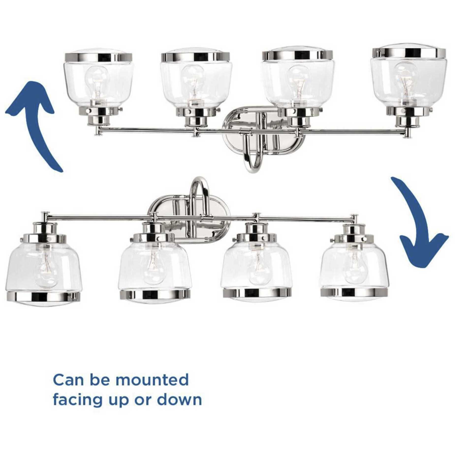 Judson 4 Light 36 inch Polished Nickel Bath Vanity Wall Light