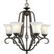 Melbourne 6 Light 28 inch Espresso Chandelier Ceiling Light