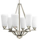 Moments 6 Light 26 inch Antique Nickel Chandelier Ceiling Light