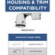 4in Recessed Housing PAR20 Unfinished Recessed Can in Non-IC Rated, Remodel