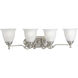 Renovations 4 Light 30 inch Antique Nickel Bath Vanity Wall Light