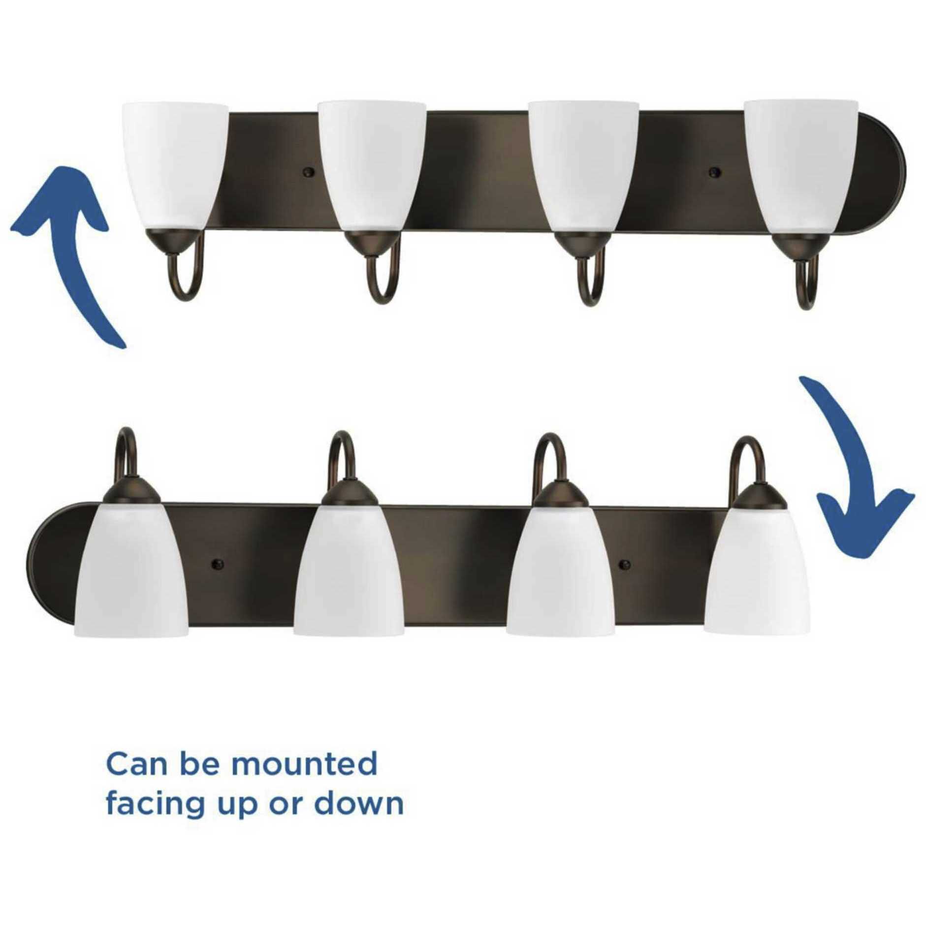 Gather 4 Light 30 inch Antique Bronze Bath Vanity Wall Light in Bulbs Not Included, Standard