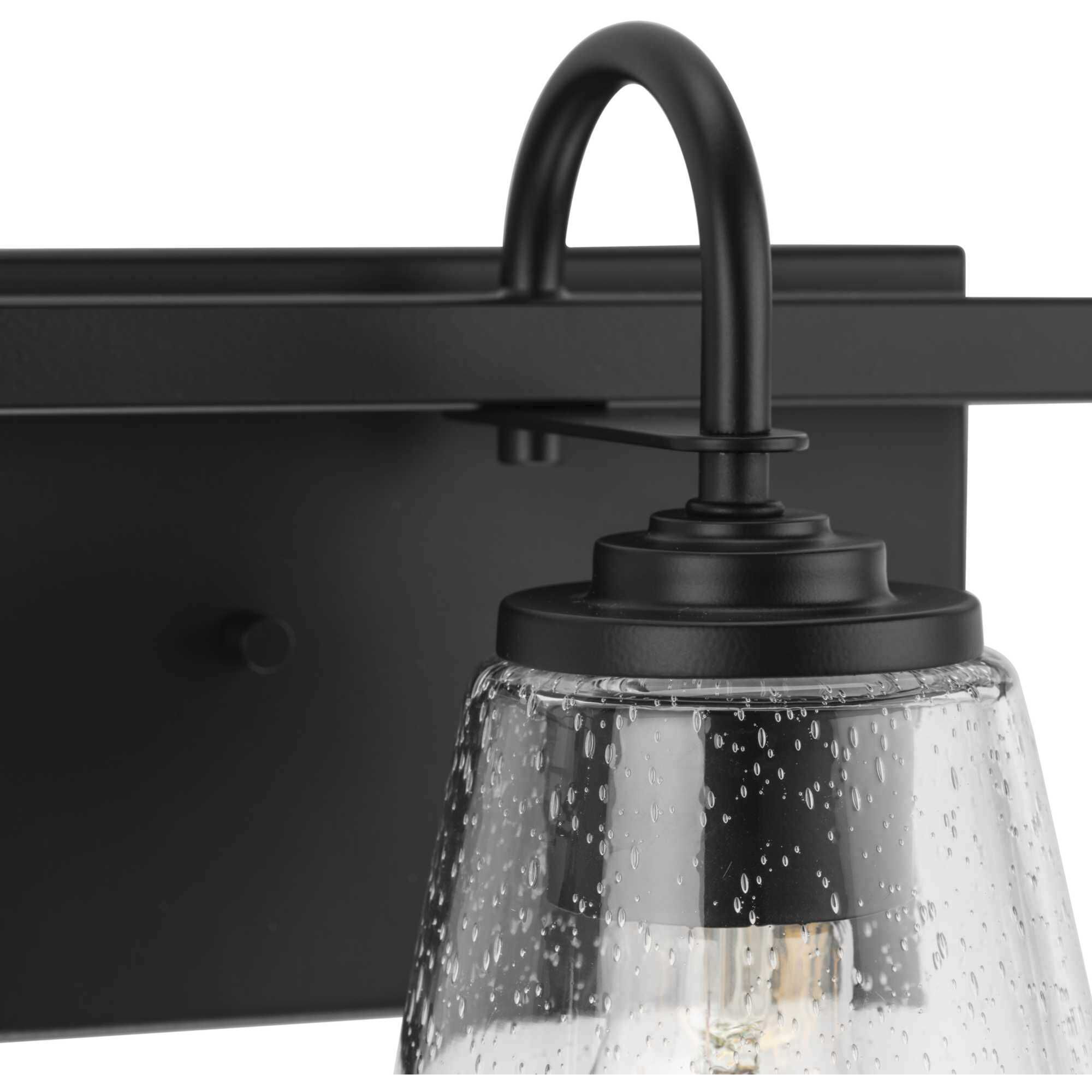 Martenne 3 Light 24 inch Matte Black Bathroom Vanity Light Wall Light