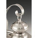 New Haven 3 Light 11 inch Brushed Nickel Outdoor Hanging Lantern