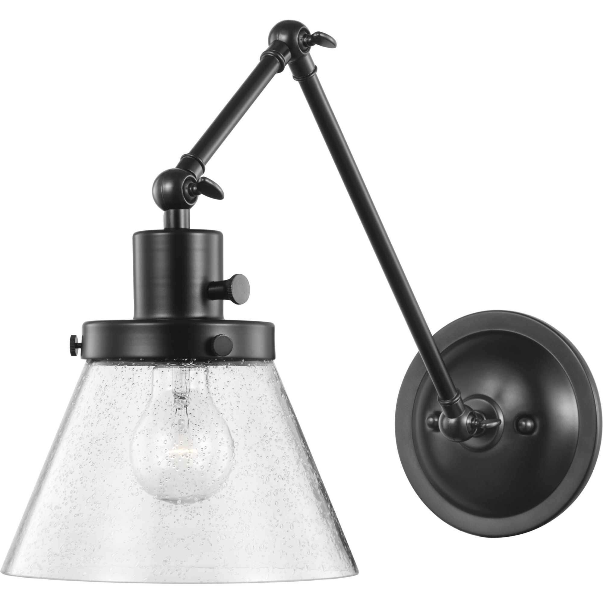 Black swing arm light discount