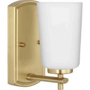 Adley 1 Light 4.5 inch Satin Brass Bath Vanity Light Wall Light