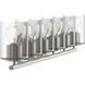 Replay 6 Light 48 inch Brushed Nickel Bath & Vanity Light Wall Light