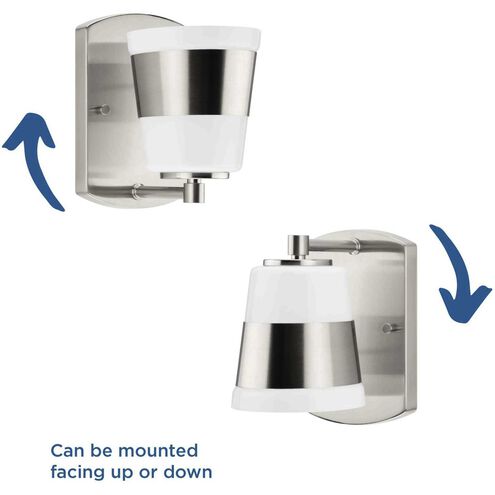 Haven 1 Light 4.75 inch Brushed Nickel Bath Light Wall Light