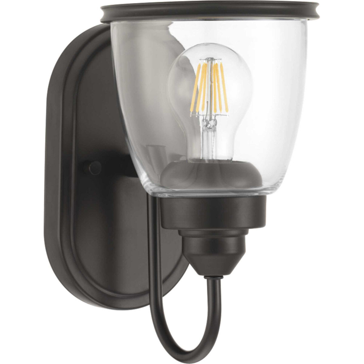 Saluda 1 Light 5.75 inch Antique Bronze Bath Vanity Wall Light