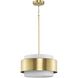 Silva 3 Light 16 inch Brushed Bronze Pendant Ceiling Light, Design Series