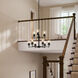 Replay 9 Light 25 inch Black Chandelier Ceiling Light