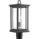 Endicott 1 Light 17.75 inch Textured Black Outdoor Post Lantern