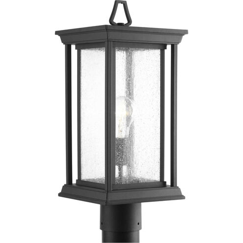 Endicott 1 Light 17.75 inch Textured Black Outdoor Post Lantern
