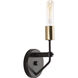 Hangar 1 Light 5 inch Antique Bronze Wall Bracket Wall Light, Design Series