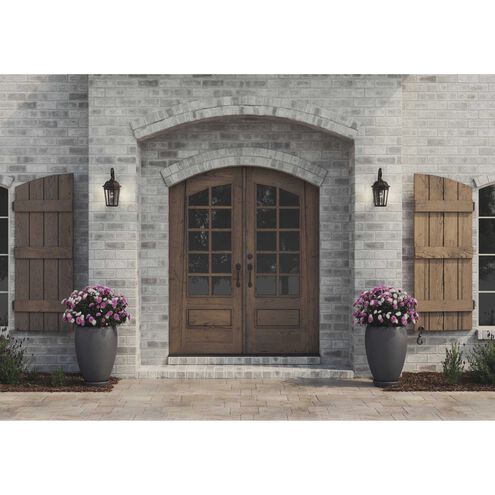 Verdae 1 Light 18 inch Antique Bronze Outdoor Wall Lantern, Medium, Design Series