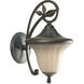 Le Jardin 1 Light 14 inch Espresso Outdoor Wall Lantern
