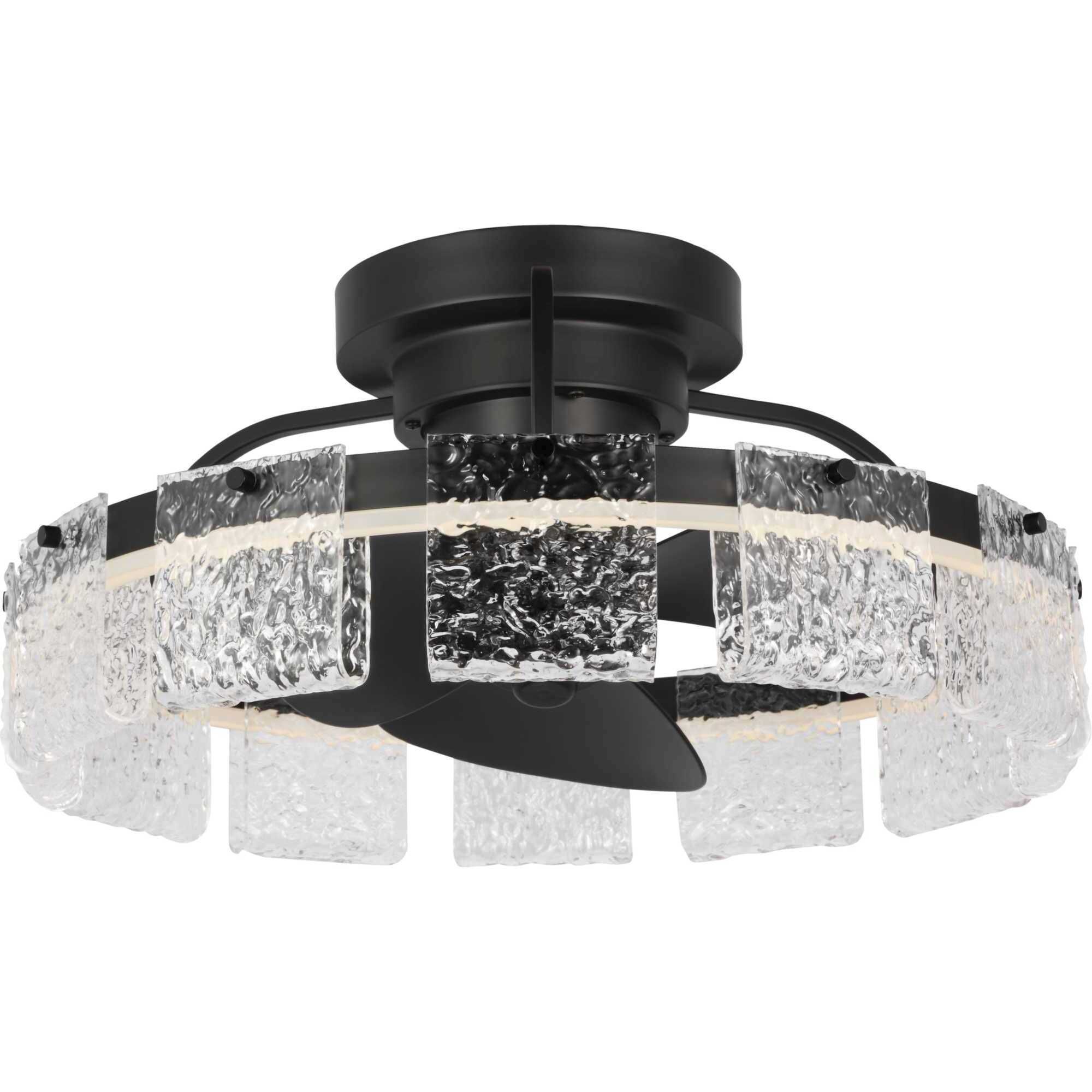 Fanin 20.62 inch Matte Black Outdoor Ceiling Fan