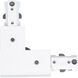 LED Track 120V White 90 Degree Connector Ceiling Light