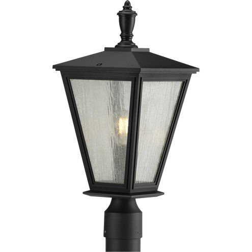 Cardiff 1 Light 20 inch Textured Black Outdoor Post Lantern, with DURASHIELD