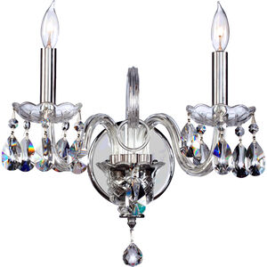 Bohemian Katerina 2 Light 14 inch Chrome Wall Sconce Wall Light