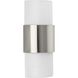 Silva 2 Light 7.87 inch Brushed Nickel Wall Sconce Wall Light, Design Series
