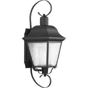 Andover 1 Light 26 inch Black Outdoor Wall Lantern, Large, Design Series