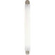 Modular Fluorescent 2 Light 45.25 inch Brushed Nickel Flush Mount Ceiling Light