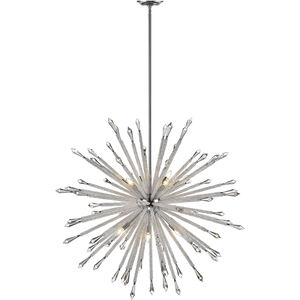 Soleia 12 Light 47.13 inch Chrome Chandelier Ceiling Light in 53