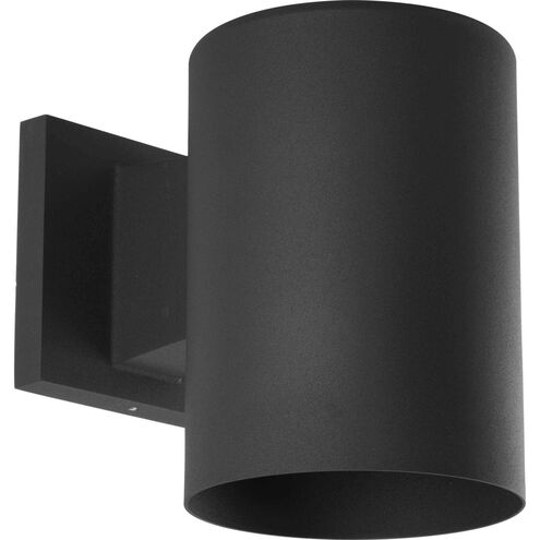 Cylinder Outdoor Wall Cylinder in Black, Standard Lamping
