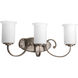 Stroll 3 Light 23 inch Pebbles Bath Vanity Wall Light