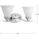 Trinity 2 Light 17.25 inch Polished Chrome Bath Vanity Wall Light