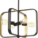 Centre 4 Light 20 inch Antique Bronze Pendant Ceiling Light