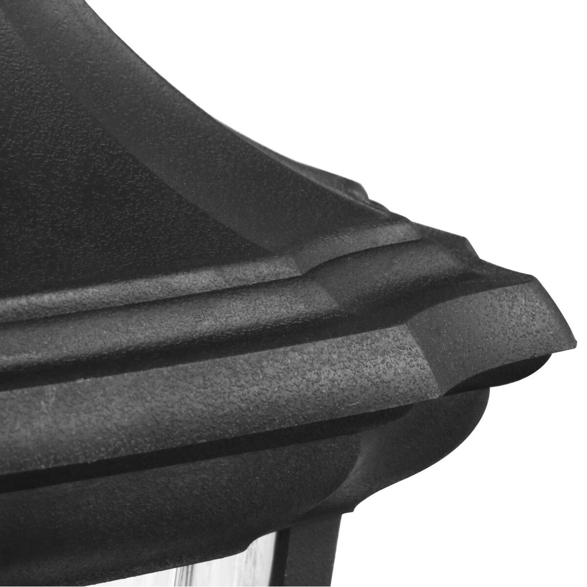 Marquette 1 Light 19 inch Textured Black Outdoor Post Lantern, with DURASHIELD