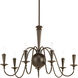 Identity 7 Light 31 inch Antique Bronze Chandelier Ceiling Light