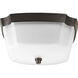 Addison 2 Light 13 inch Venetian Bronze Flush Mount Ceiling Light