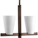 Rock-On 2 Light 16 inch Copper Bronze Hall & Foyer Ceiling Light