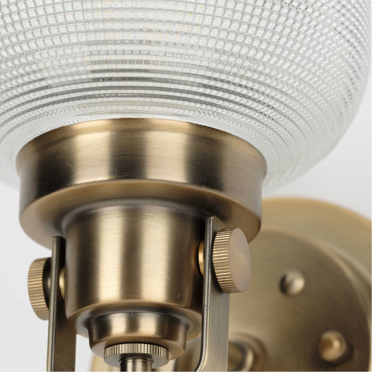 Archie 3 Light 26.25 inch Vintage Brass Bath Vanity Wall Light