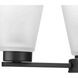 Tanner 3 Light 16.62 inch Matte Black Chandelier Ceiling Light