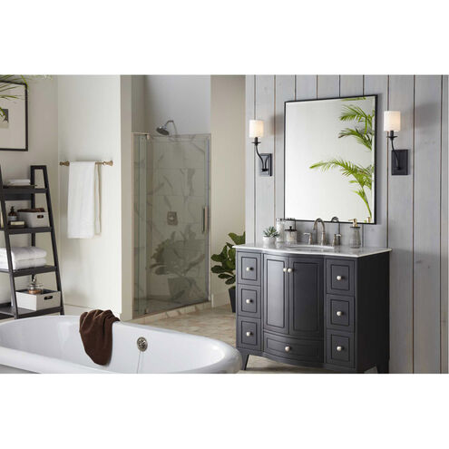 Bonita 1 Light 5 inch Matte Black Wall Sconce Wall Light, Design Series