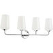Celino 4 Light 32.5 inch Polished Chrome Vanity Light Wall Light