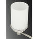 Glide 3 Light 24 inch Brushed Nickel Bath Vanity Wall Light, Design Series