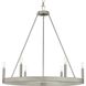 Galloway 6 Light 30 inch Brushed Nickel Chandelier Ceiling Light