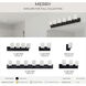 Merry 2 Light 12 inch Matte Black Bath Vanity Wall Light