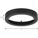 Everlume Black Edgelit Round Trim Ring