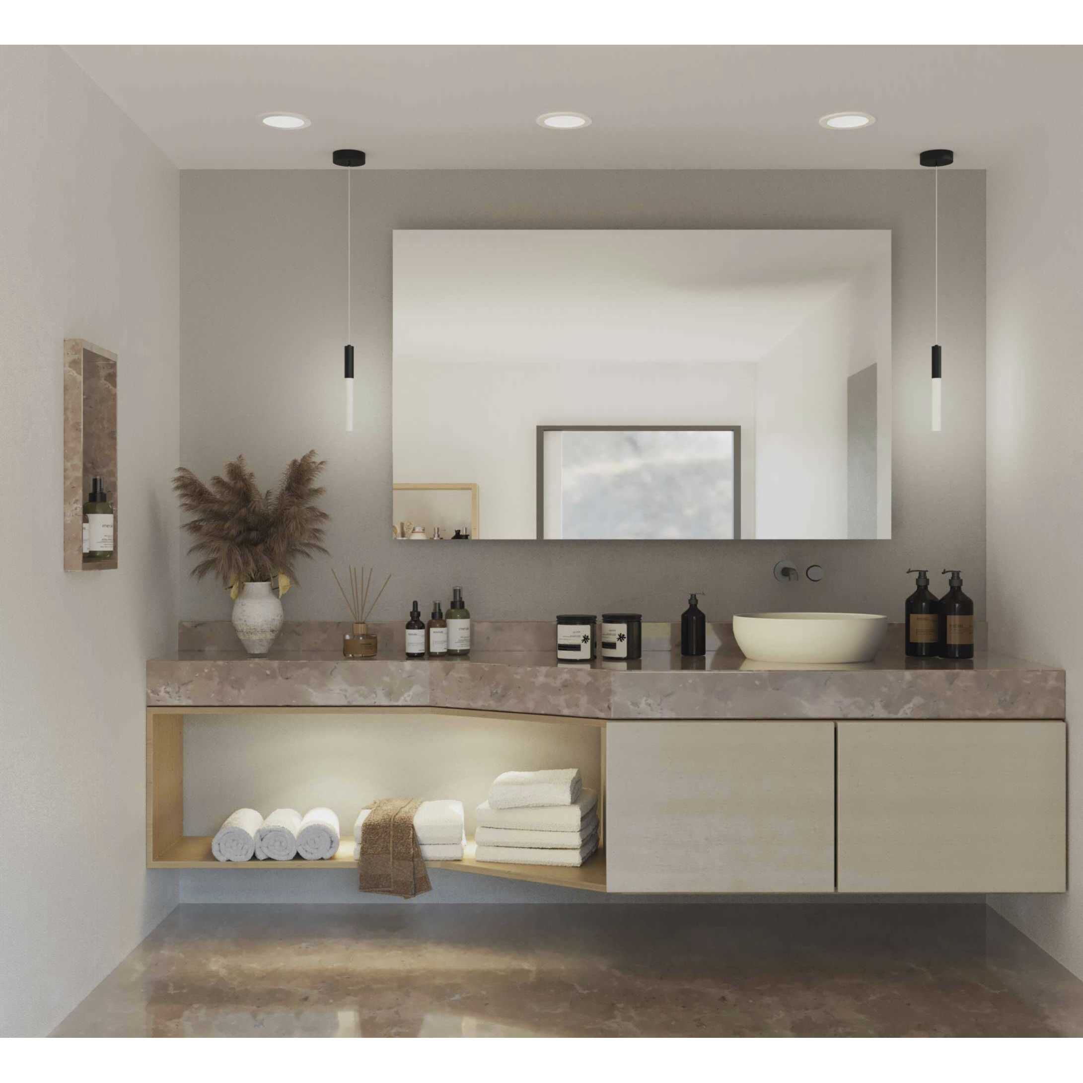 Kylo LED LED 5 inch Matte Black Pendant Ceiling Light, Progress LED