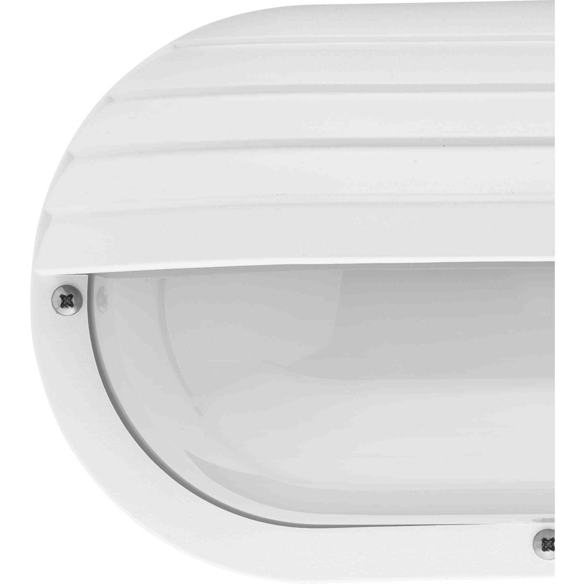 Bulkheads 1 Light 10.5 inch White Outdoor Ceiling/Wall Mount Bulkhead