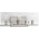 Glayse 3 Light 23 inch Brushed Nickel Bath Vanity Wall Light, Design Series