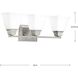 Clifton Heights 3 Light 23 inch Brushed Nickel Bath Vanity Wall Light