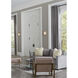 Desiree 1 Light 8.25 inch Silver Ridge Wall Sconce Wall Light, Design Series
